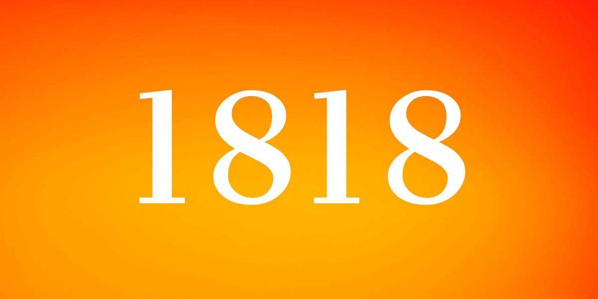 1818 Angel Number