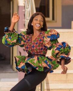 Ankara Peplum Tops 