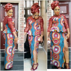 Ankara Skirt And Blouse Style