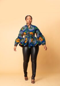 Classic Ankara Peplum 