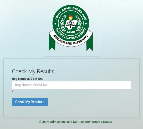 JAMB Result Checker