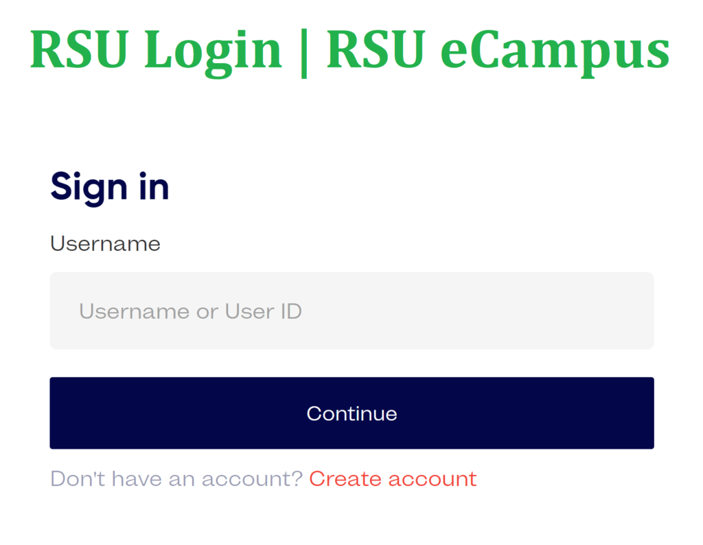 RSU Login