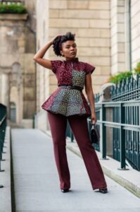 Simple Ankara Peplum